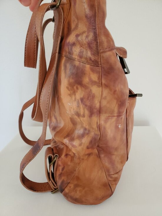 Aspen backpack messenger bag purse tan brown beige unisex travel carryon cowgirl main image 6